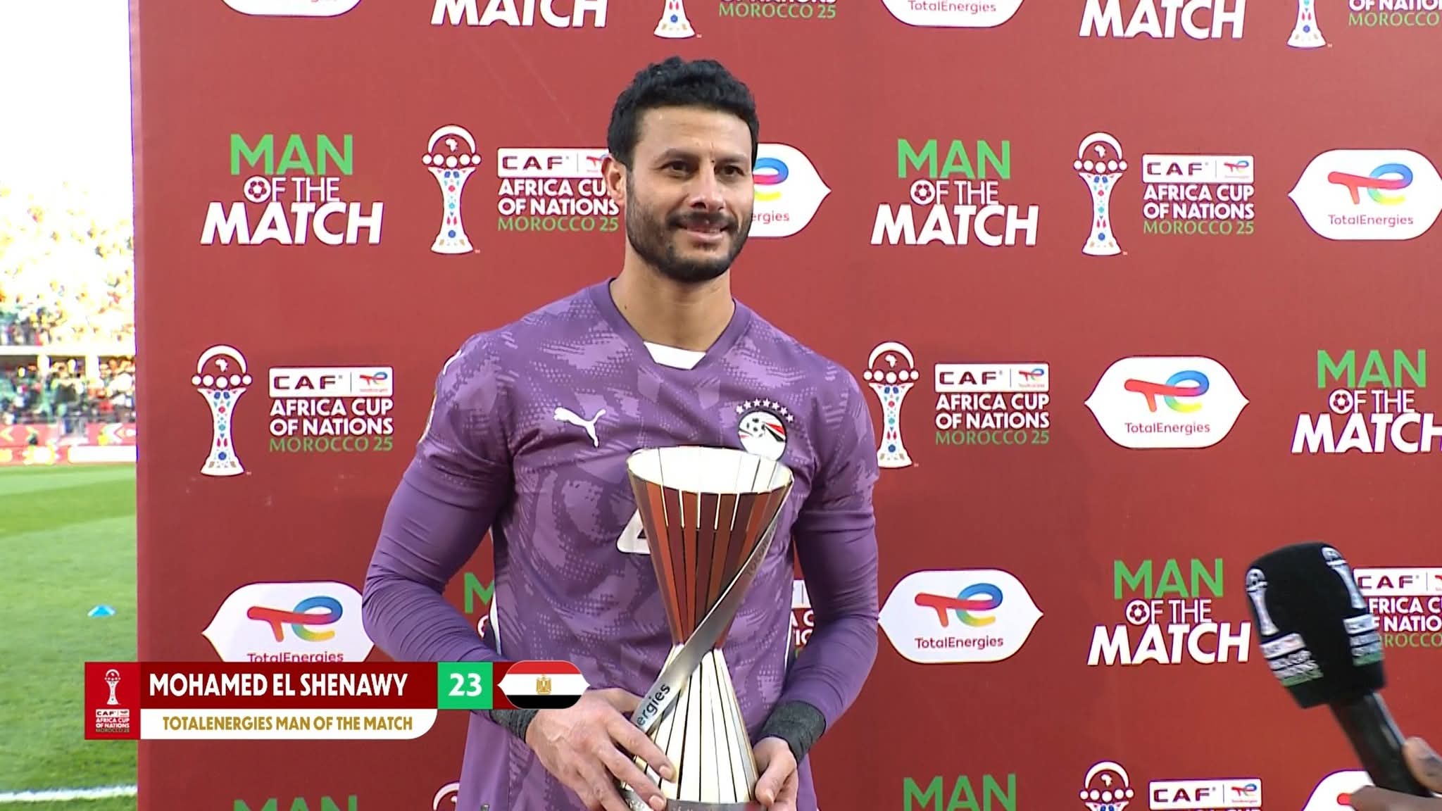 محمد الشناوي رجل مباراة مصر وجنوب أفريقيا – كورة 999