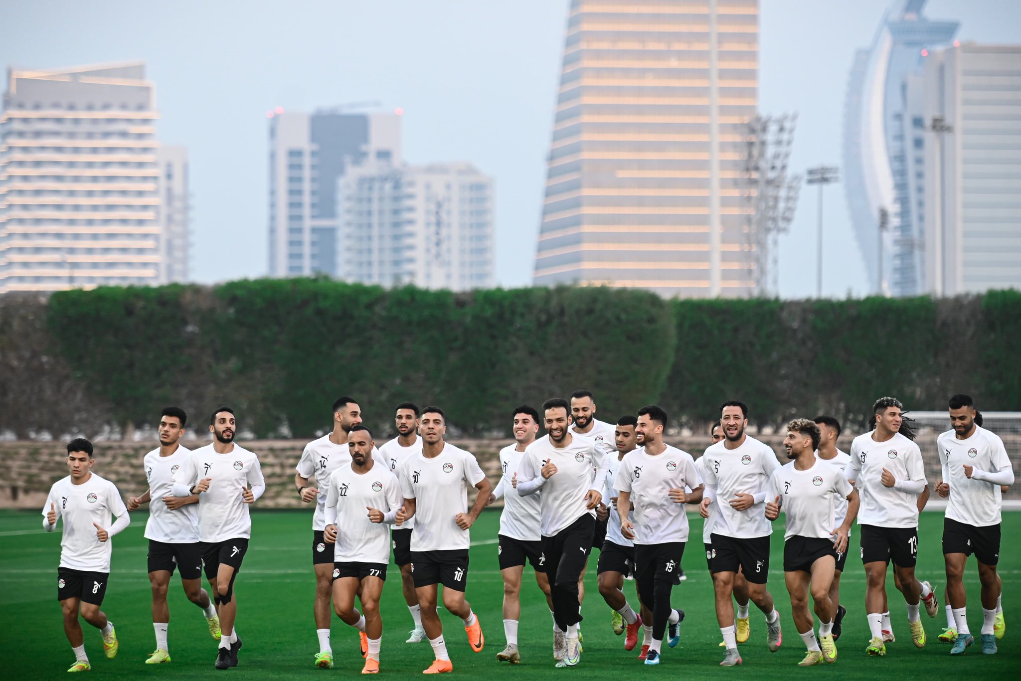 منتخب مصر المشارك في كأس العرب يختتم استعدادته لمواجهة الكويت غدًا  – كورة 999