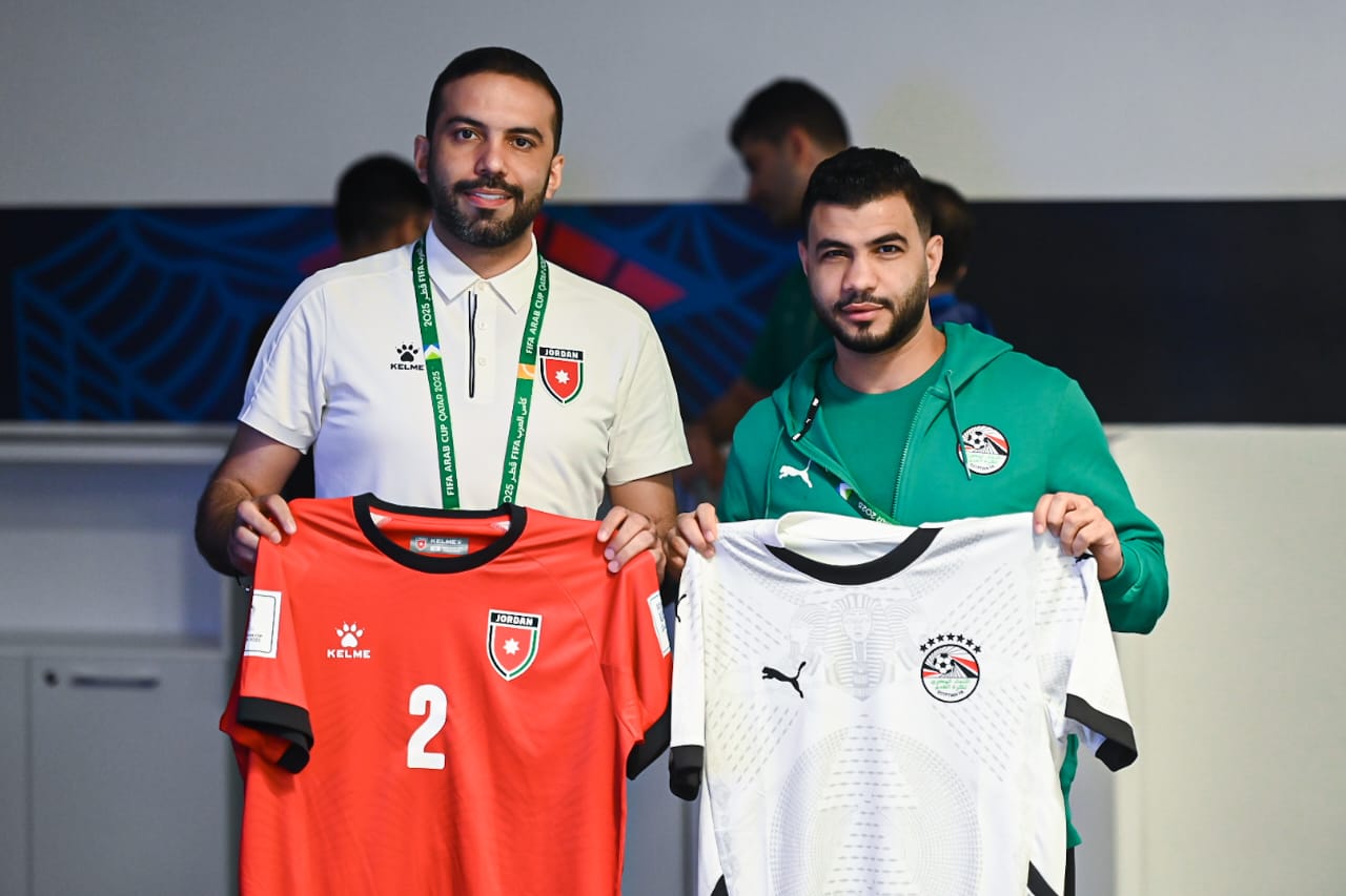 منتخب مصر بـ الأبيض والأردن بـ الأحمر فى كأس العرب غدا – كورة 999