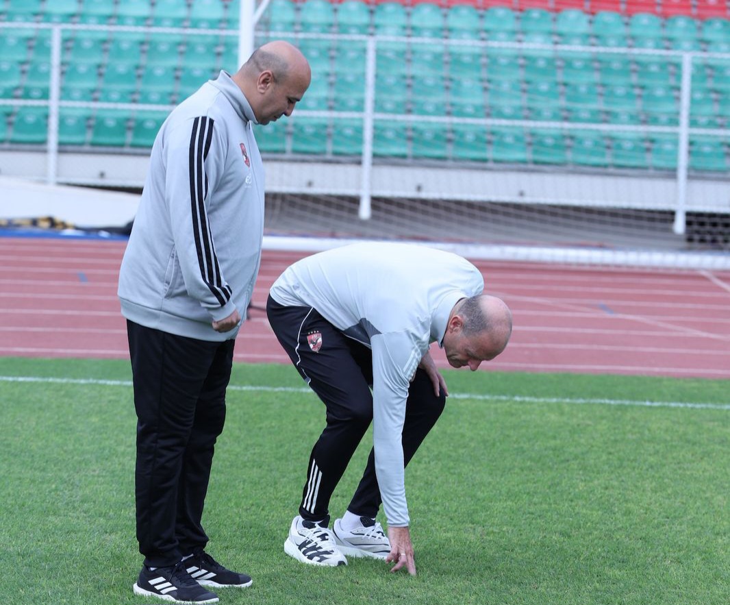 توروب والشناوي يتفقدان ملعب مباراة يانج أفريكانز – كورة 999