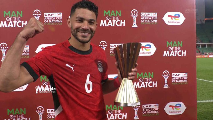 ياسر إبراهيم أفضل لاعب في مباراة مصر وبنين بكأس الأمم الإفريقية – كورة 999