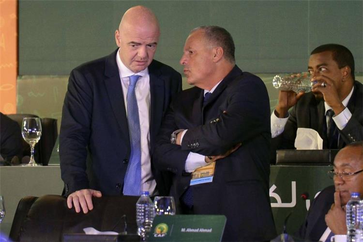 إنفانتينو يعزي أبو ريدة في وفاة صابر عيد نجم غزل المحلة الراحل – كورة 999