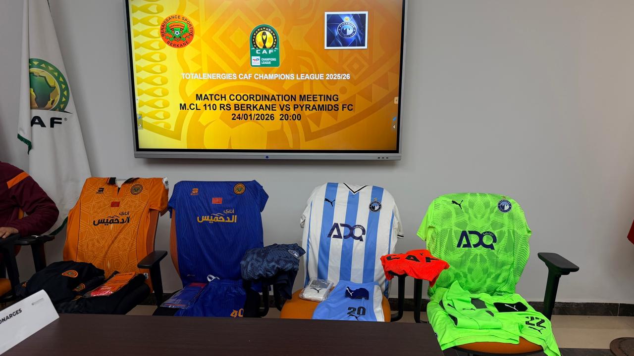 تفاصيل الاجتماع الفني لمباراة نهضة بركان وبيراميدز في دوري أبطال إفريقيا