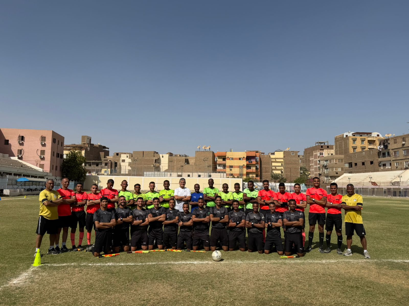 اختبارات بدنية ومحاضرات نظرية وعملية لحكام الأقصر وأسوان وقنا – كورة 999