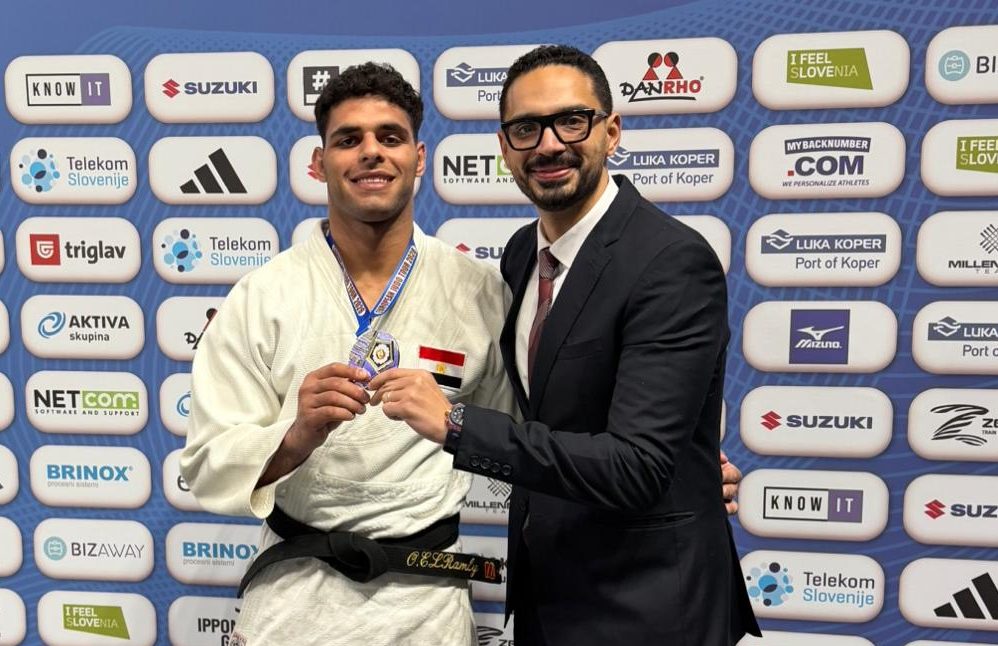 وزير الشباب والرياضة يهنئ اتحاد الجودو بفضية عمر الرملي في كأس العالم بسلوفينيا