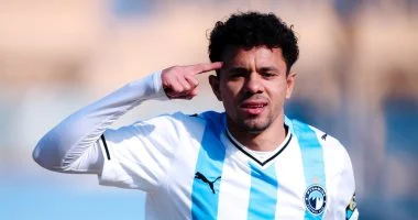 الثاني لـ بيراميدز.. هدف محمود زلاكا أمام حرس الحدود في الدوري المصري