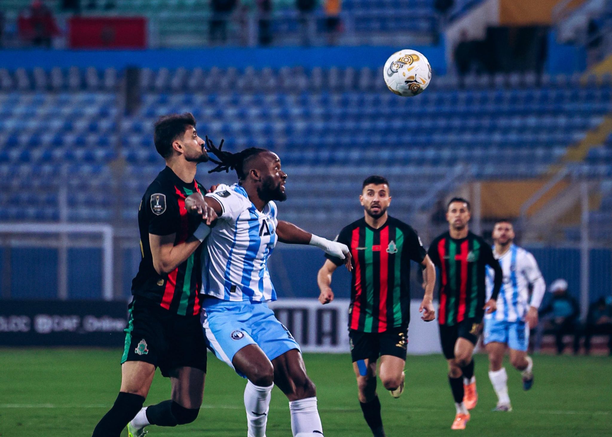 بيراميدز يودع دوري الأبطال بعد الخسارة أمام الجيش الملكي المغربي 3-2 في مجموع المباراتين