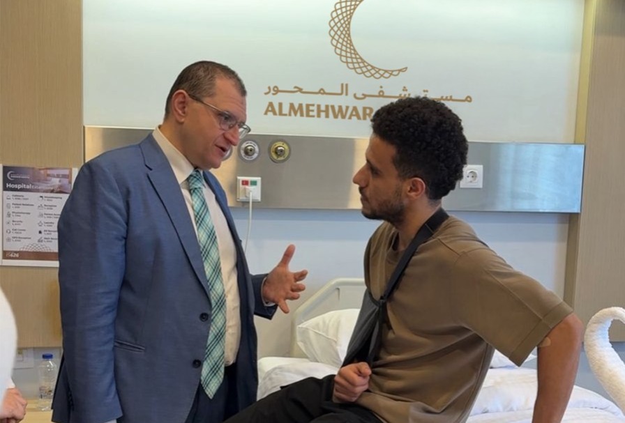 مصطفى فتحي يجري جراحة ناجحة في الترقوة.. صور – كورة 999