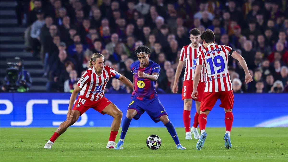 قائمة أتلتيكو مدريد لمباراة برشلونة في دوري أبطال أوروبا – كورة 999