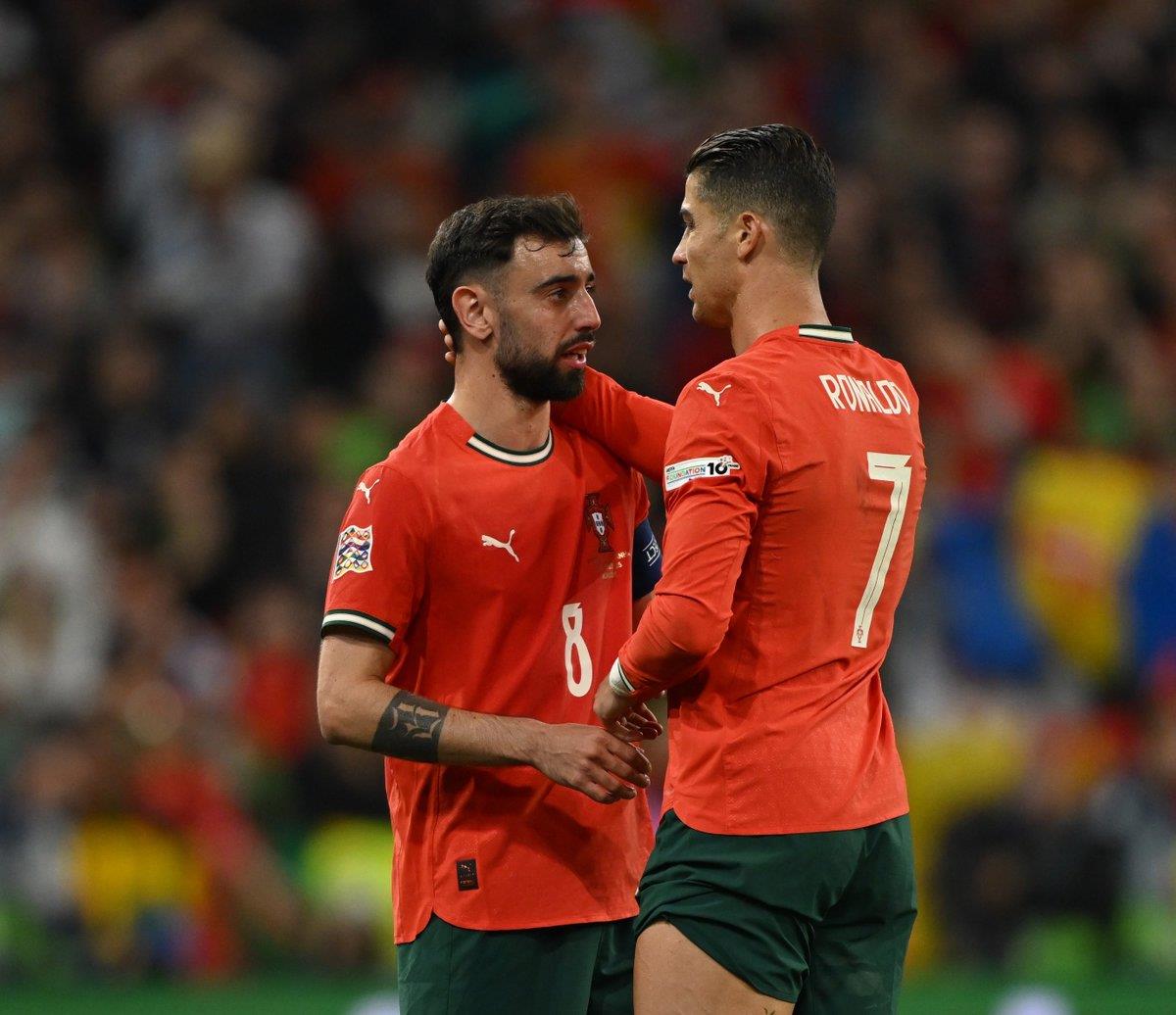 برونو فيرنانديز يعد رونالدو بقيادة البرتغال نحو أول لقب مونديالي في تاريخها